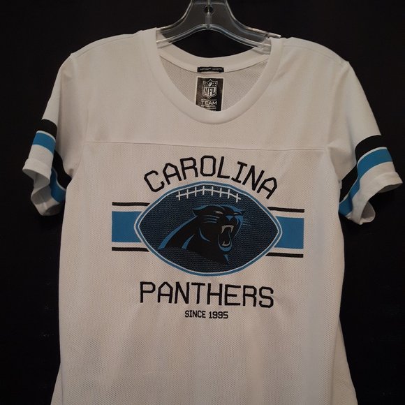 NFL Tops - Carolina Panthers Longer Length Mesh Jersey Size L
